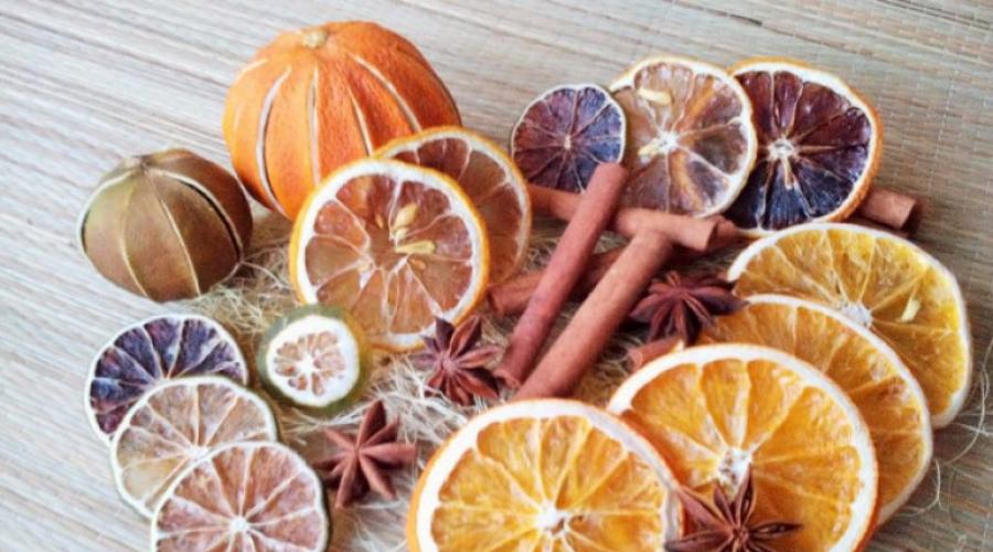 Как засушить лимон в духовке. Как правильно высушить цитрусовые фрукты для декора? Способы сушки цитрусовых