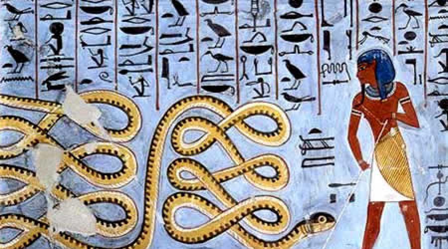Бог тьмы апоп. Змей Апоп (Апеп, Апофис) – злейший враг бога Ра - Египетские пирамиды навсегда! Вечная угроза космосу и мирозданию