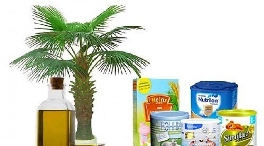 Пальмовое масло в смеси вред или польза. Стоит ли покупать детское питание с использованием пальмового масла? Почему же в детские смеси продолжают добавлять пальмовое масло