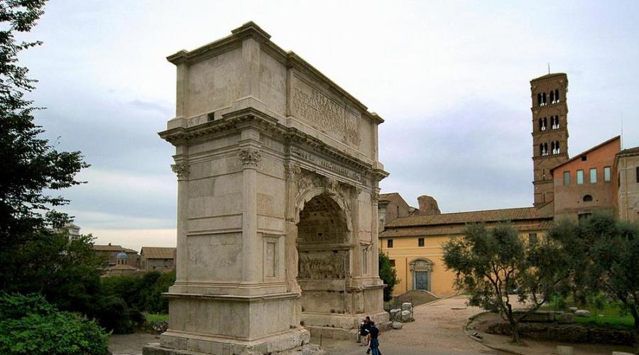 Итальянская арка. Триумфальная Арка Тита — память о взятии Иерусалима. Причины создания исторического памятника