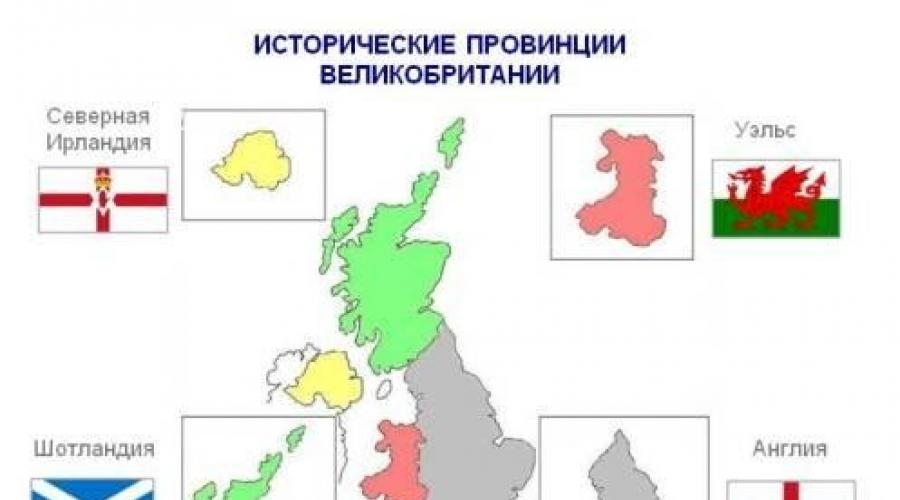Деление великобритании на 4 части. Современное административное деление великобритании. Карта деления Шотландии на области