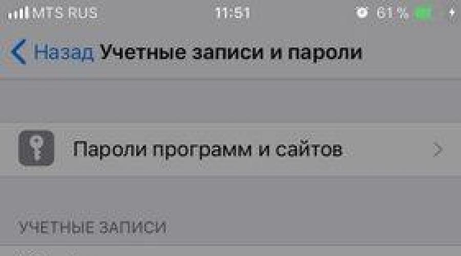 Где в айфоне все пароли. Где хранить пароли: лучшие менеджеры паролей на iOS. Перейти в раздел «Пароли и автозаполнение» и выбрать пункт «Сохраненные пароли»